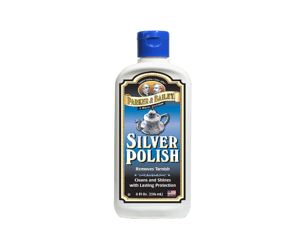 Parker & Bailey 236ml Silver Polish Jewelry/Cutlery Tarnish Remover Cleaner