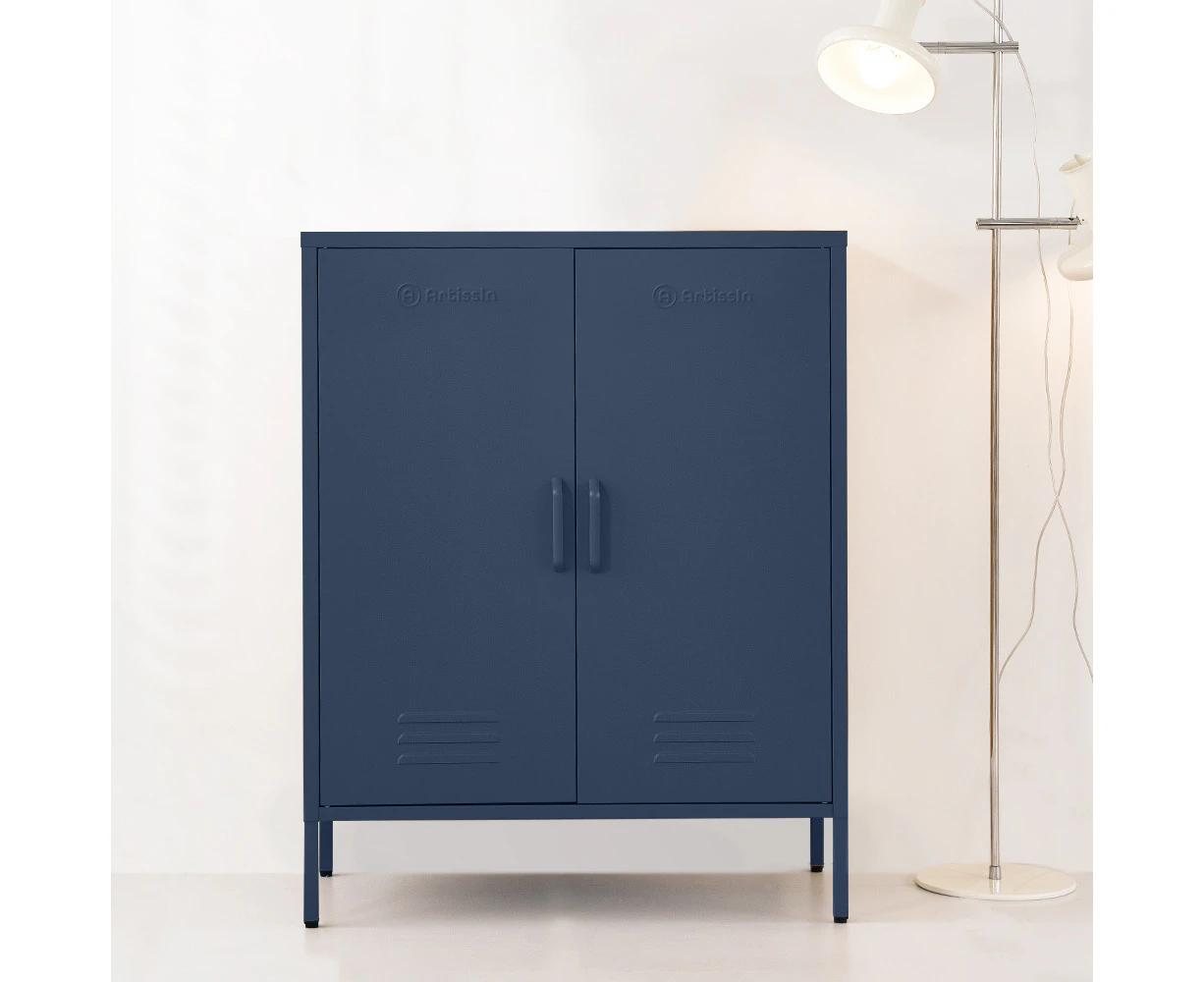 ArtissIn Buffet Sideboard Metal Cabinet - SWEETHEART Blue