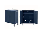 ArtissIn Buffet Sideboard Metal Cabinet - SWEETHEART Blue