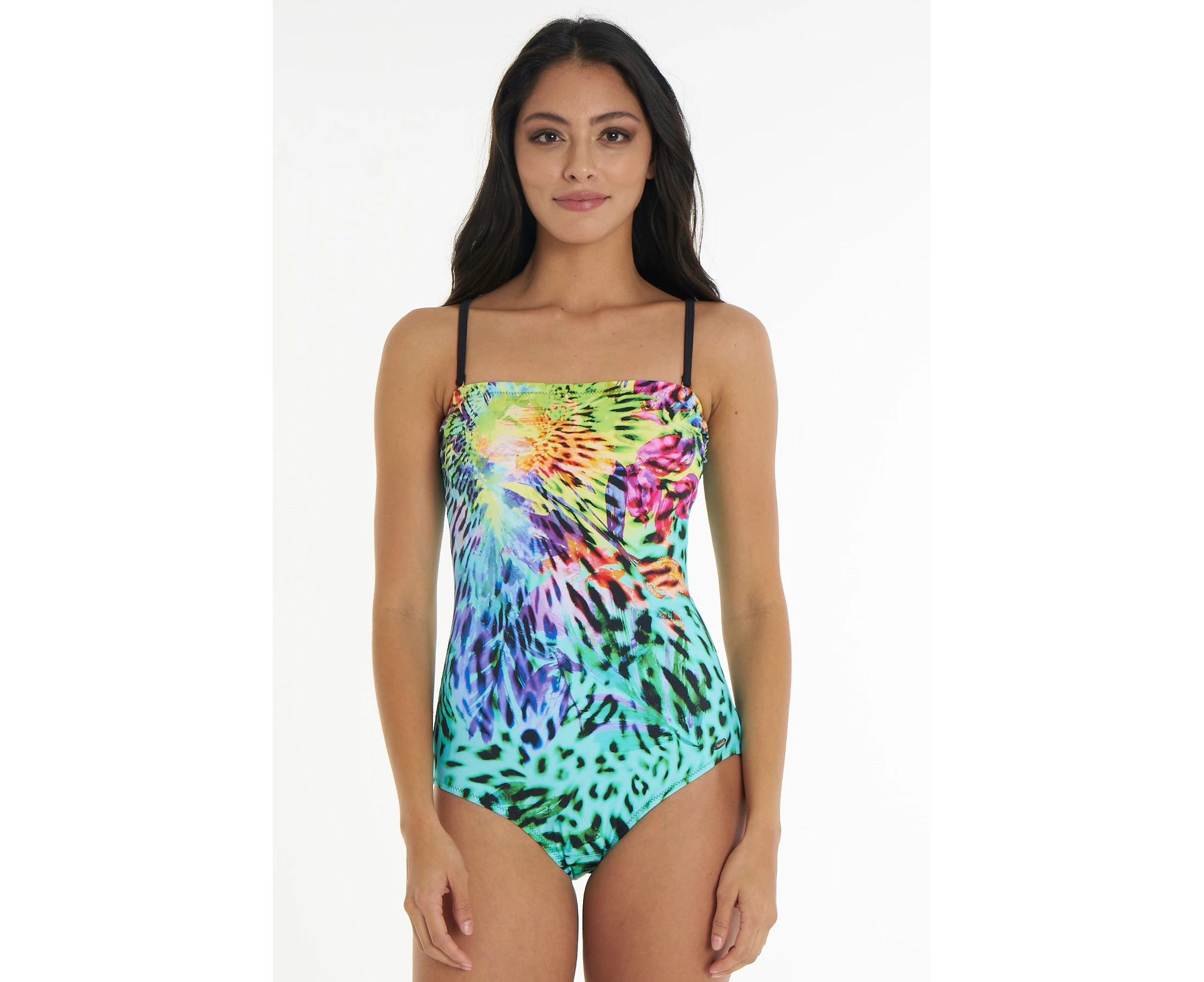 Aqua Perla Womens Floreal printed One Piece Swimwear SPF50+