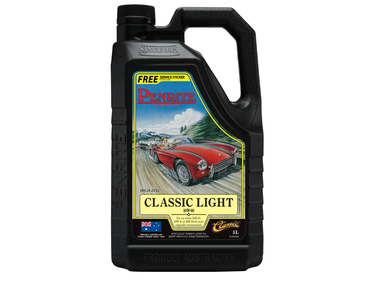 Penrite Classic Light Mineral Engine Oil 20W60 5L CLASL005