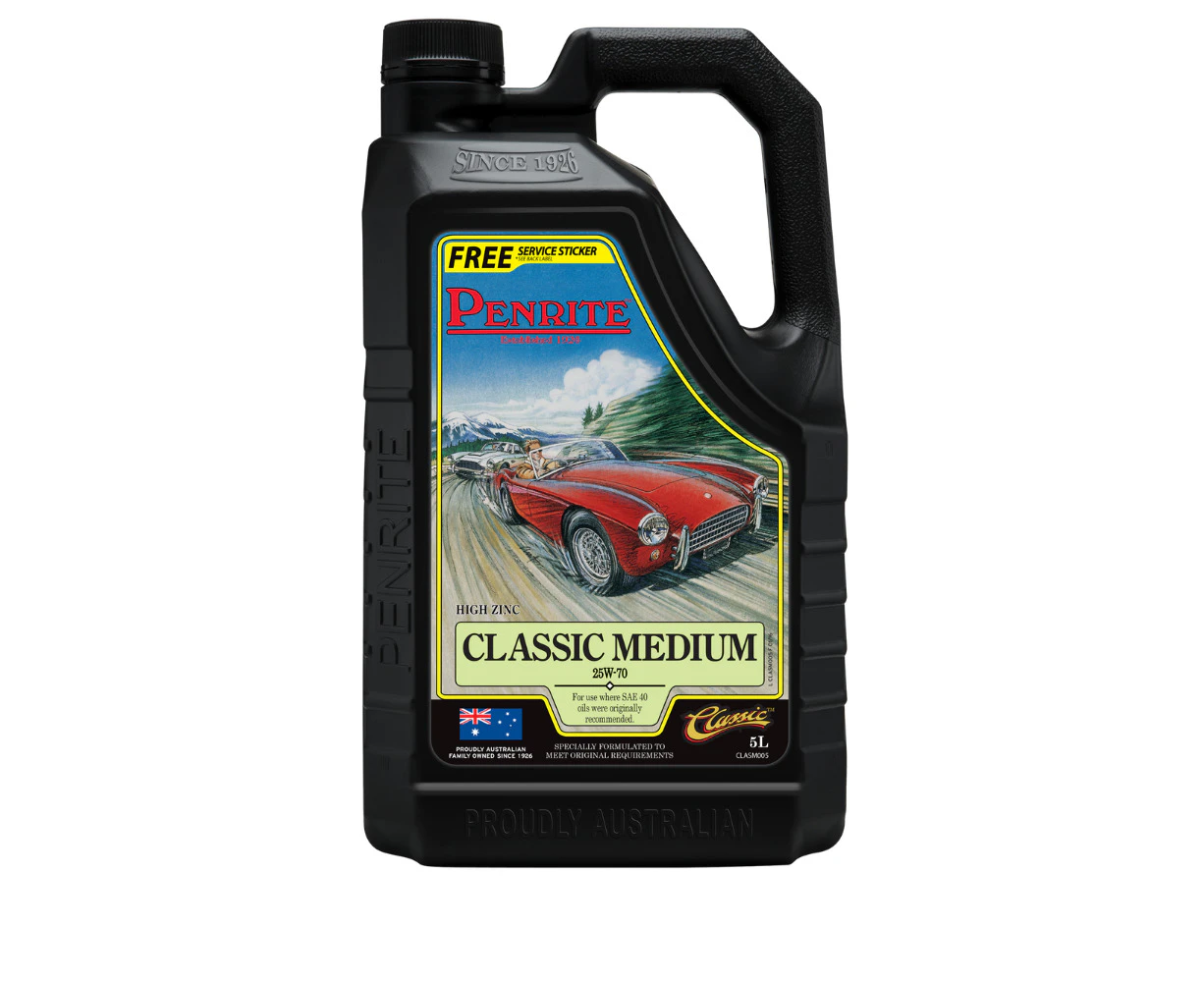 Penrite Classic Medium Engine Oil 5L CLASM005