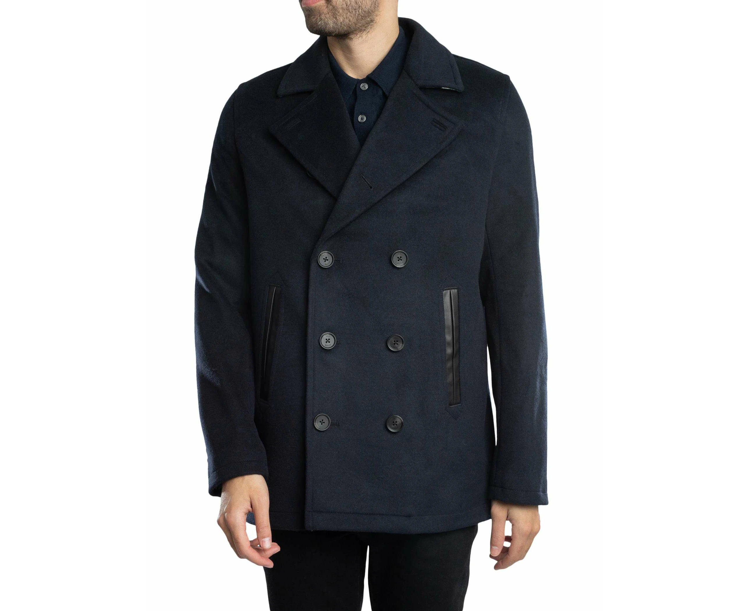 Ted Baker Men's Aldovie Peacoat Jacket - Blue