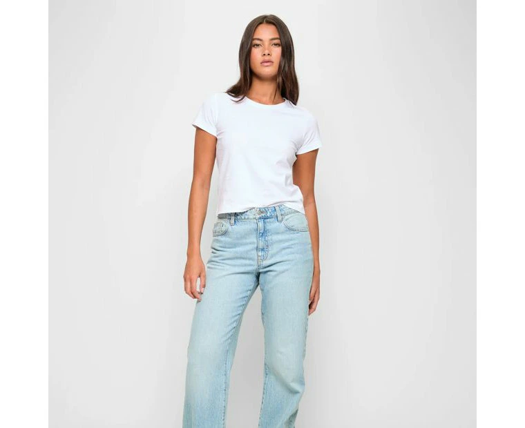 Low Rise Slouch Denim Jeans - Lily Loves