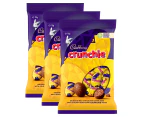 3 x Cadbury Crunchie Easter Egg Bag 110g