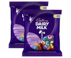 2 x Cadbury Dairy Milk Chocolate Easter Eggs 243g