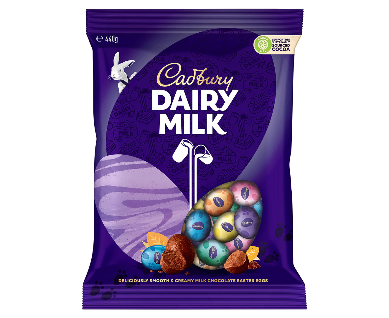 Cadbury Dairy Milk Easter Egg Bag 440g