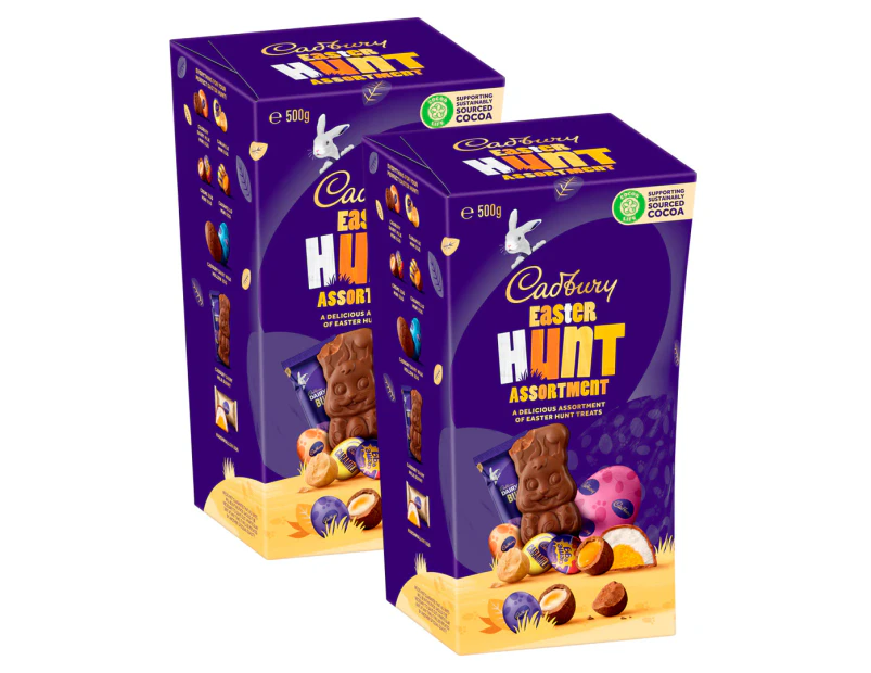 2 x Cadbury Easter Hunt Assortment Gift Box 500g