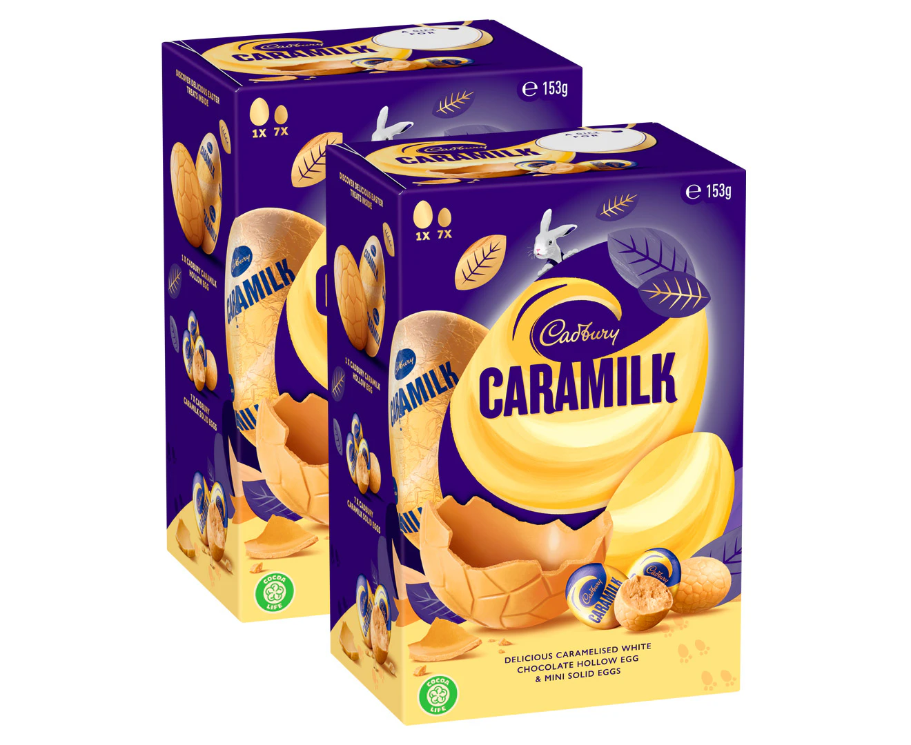 2 x Cadbury Caramilk Gift Box 153g