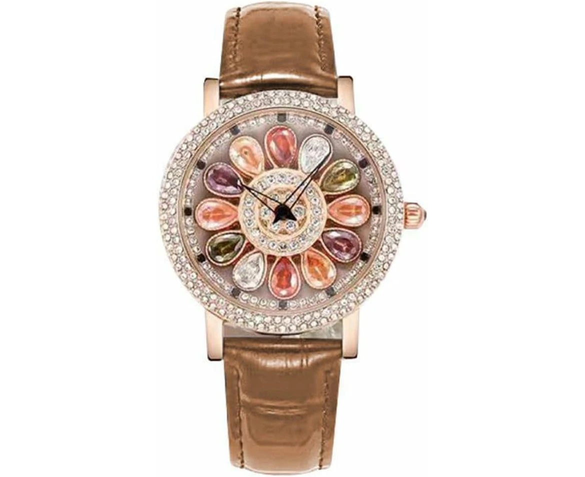 VEANXIN Lady Luxury Colored Diamonds Watches Classic Ladies Business Dress Bracelet Watch Elegant Watch for Women Waterproof Watch for Ladies Gift