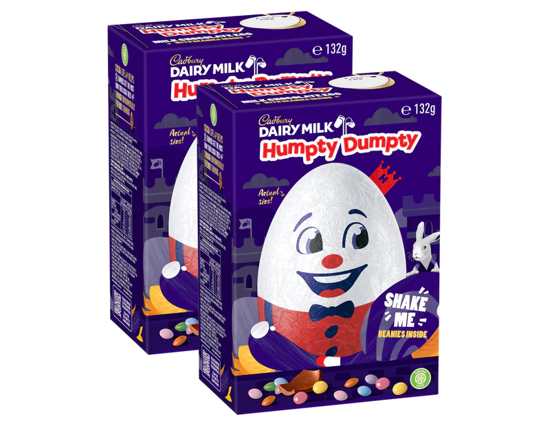 2 x Cadbury Humpty Dumpty Egg 132g