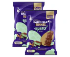 2 x Cadbury Bubbly Mint Bunny Sharepack 192g