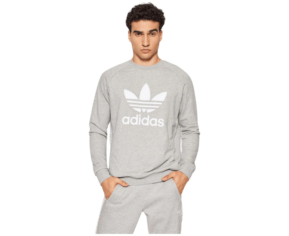 Adidas Mens Classic Crewneck - Grey