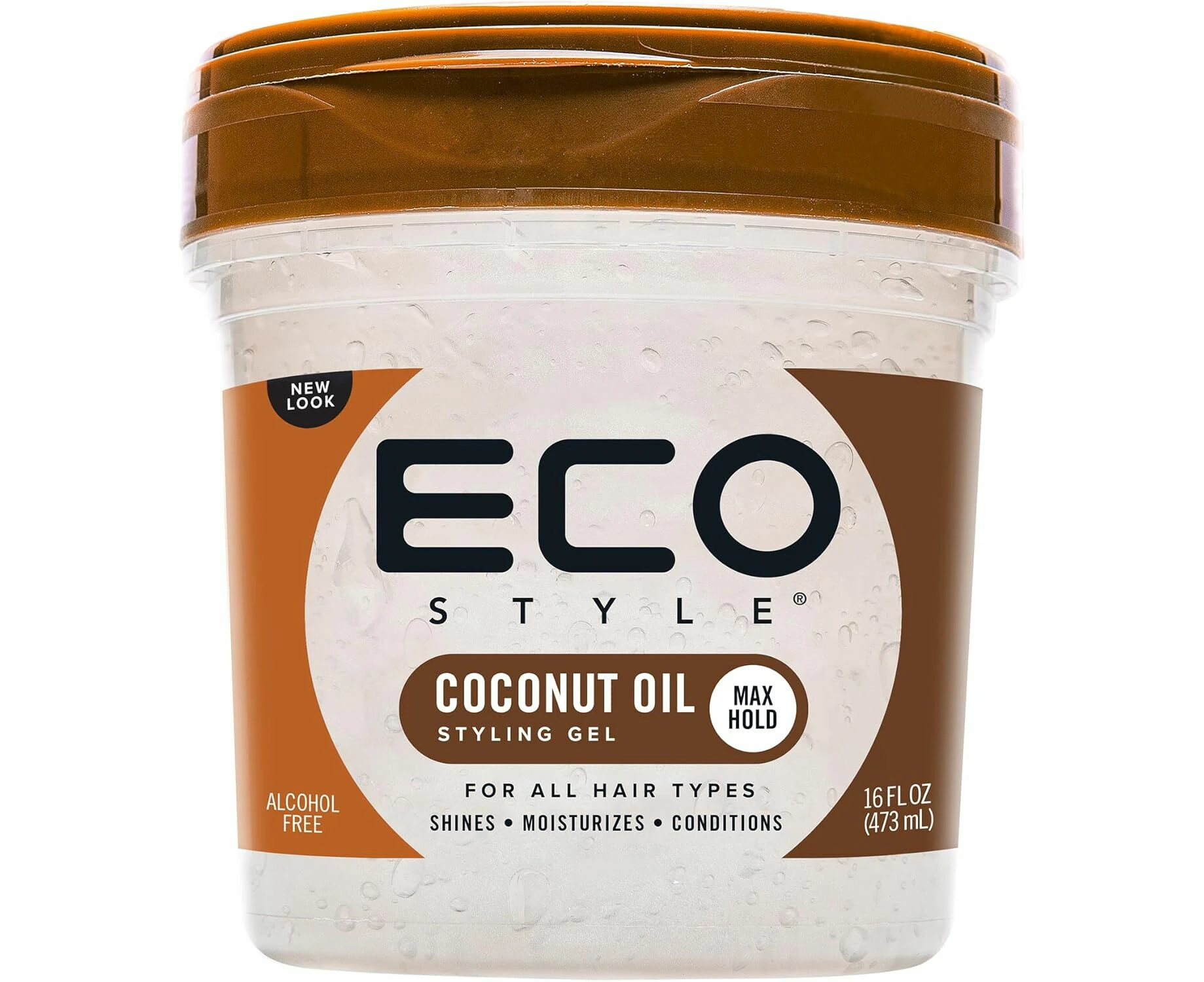 Eco Style Professional Styling Gel Coconut Oil 473ml (16oz)