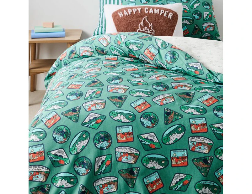 Target Scout Badges Cotton Quilt Cover Set