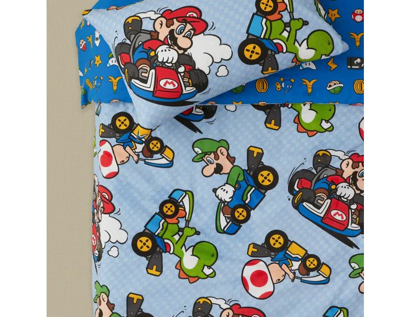 Super Mario & Friends Quilt Cover Set