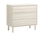 Cooper & Co. Norquay 80cm Chest of 3 Drawers Light Oak