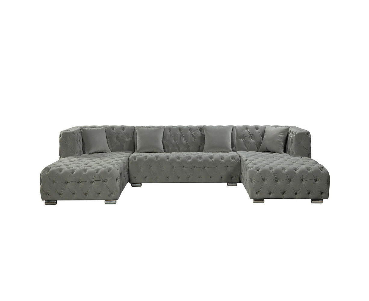 Milan U shape Chesterfield Sofa