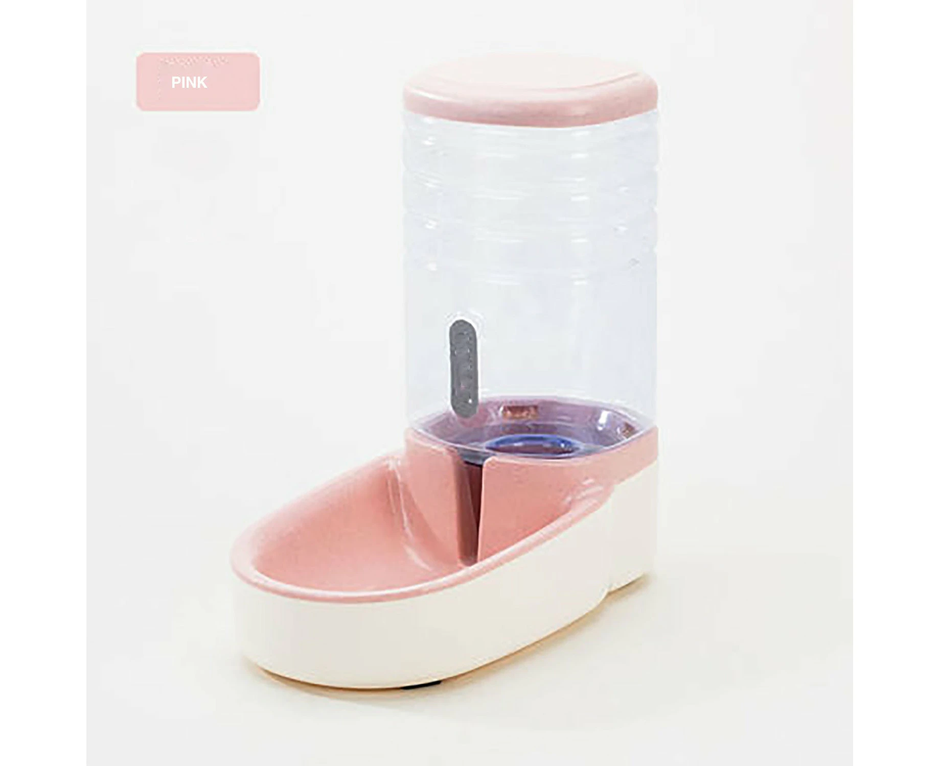 3.8L Pipers Pet Automatic Water Food Dispenser Dog Cat Drinking Feeder Bottle - Pink - Pet Water Dispenser