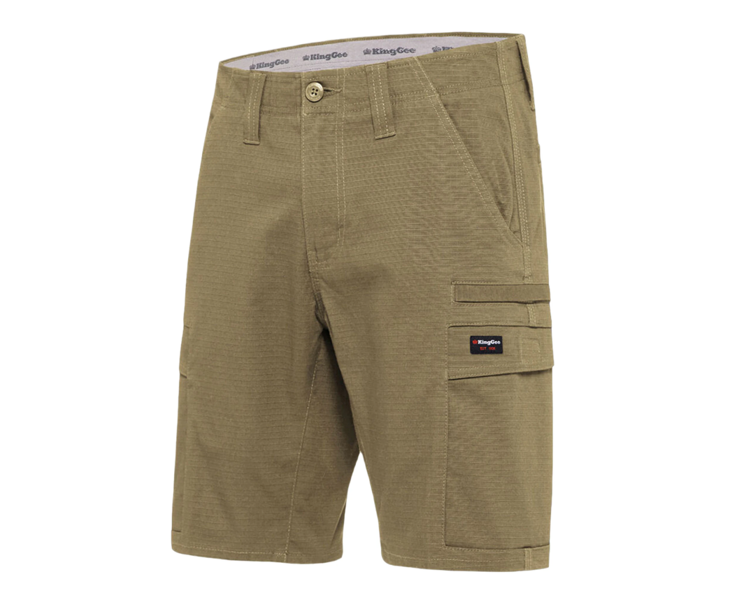 KingGee Men's Workcool Pro Stretch Work Shorts - Khaki