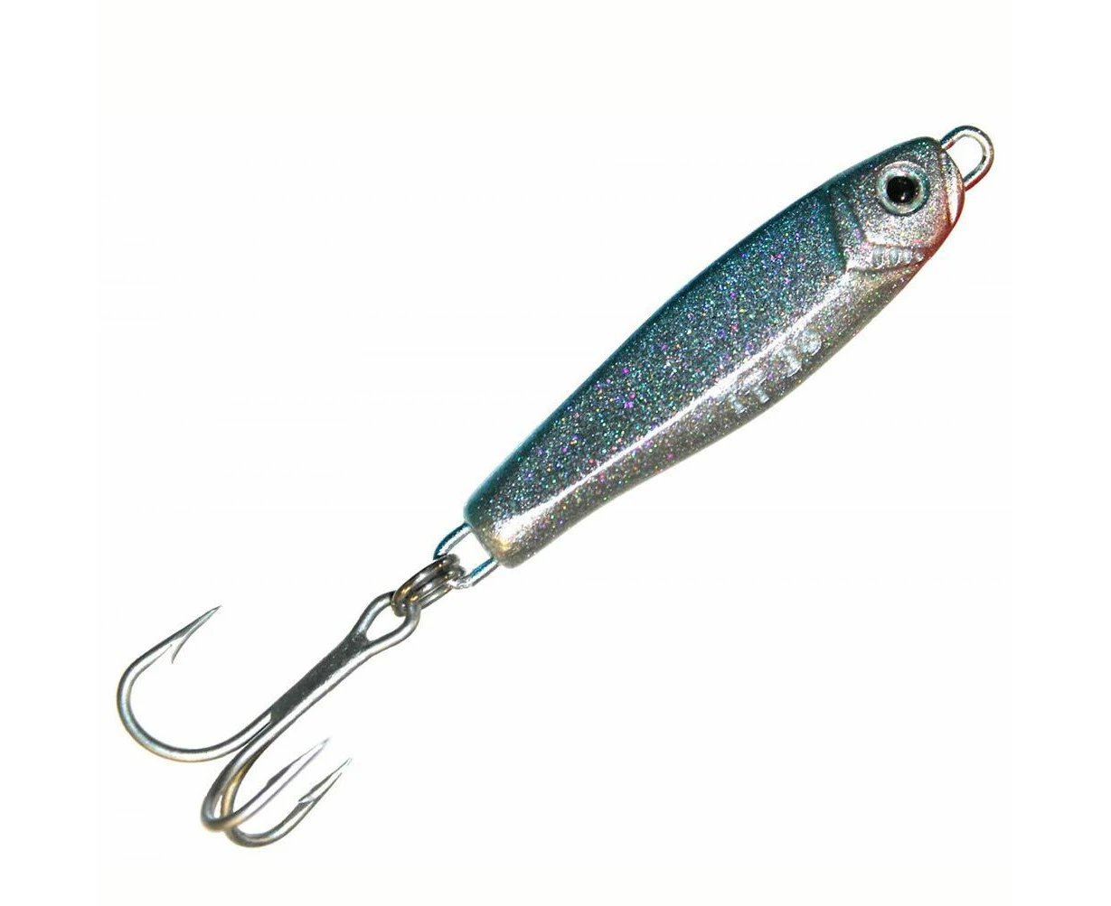 30gm TT Lures Hard Core Metal Fishing Lure - Jigging- Spinning or Trolling Lure [Colour: Blue Back]