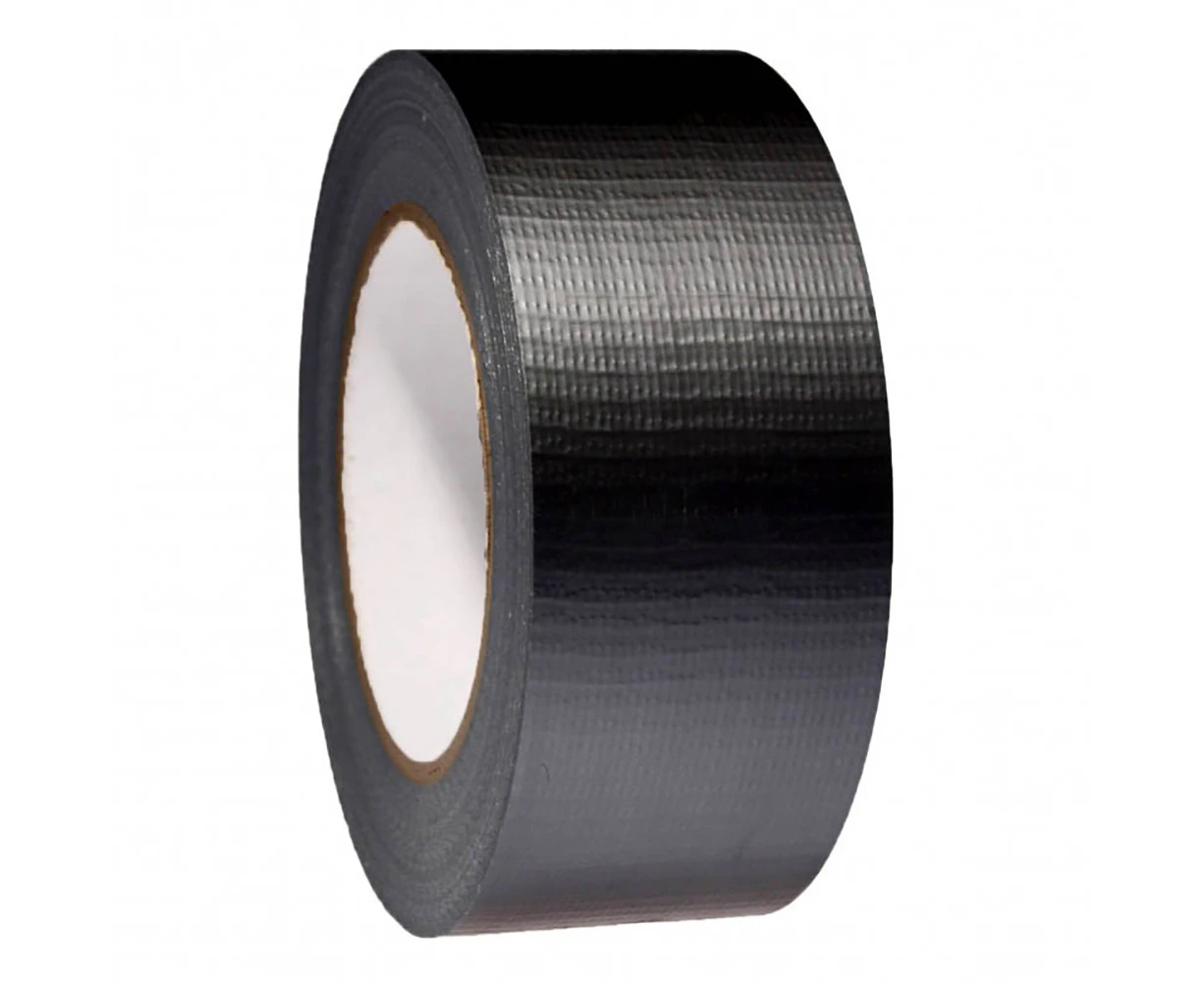 Cloth Tape 48mm x 6m Duct Gaffa Gaffer Blast Flexible Hardware Multi Purpose - Black