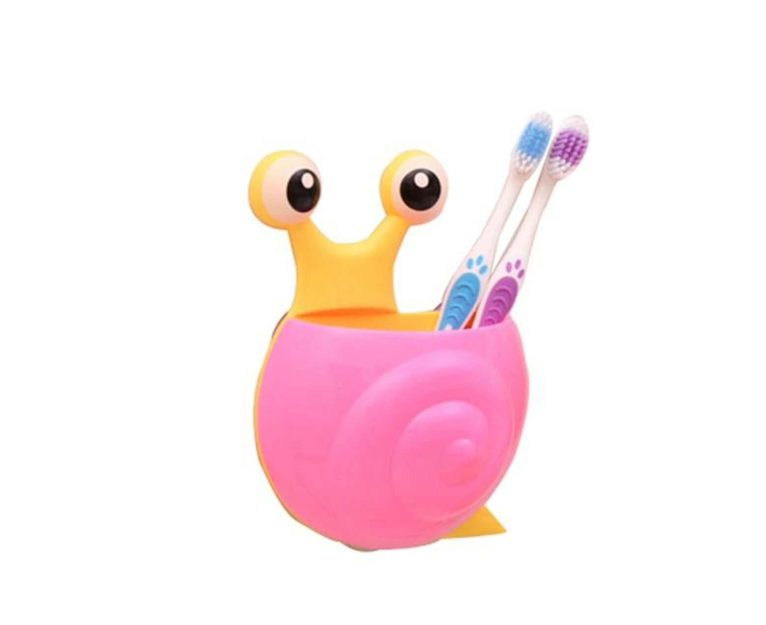 Happy Holders Toothbrush Holder Snail Bathroom Tooth Brush - Assorted Colours