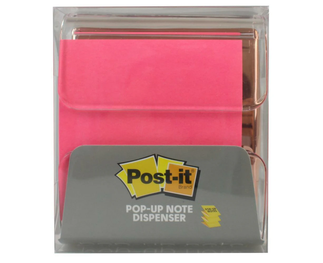 Post-It Pop up note dispenser with PK1 Sticky notes 76mm X 76mm