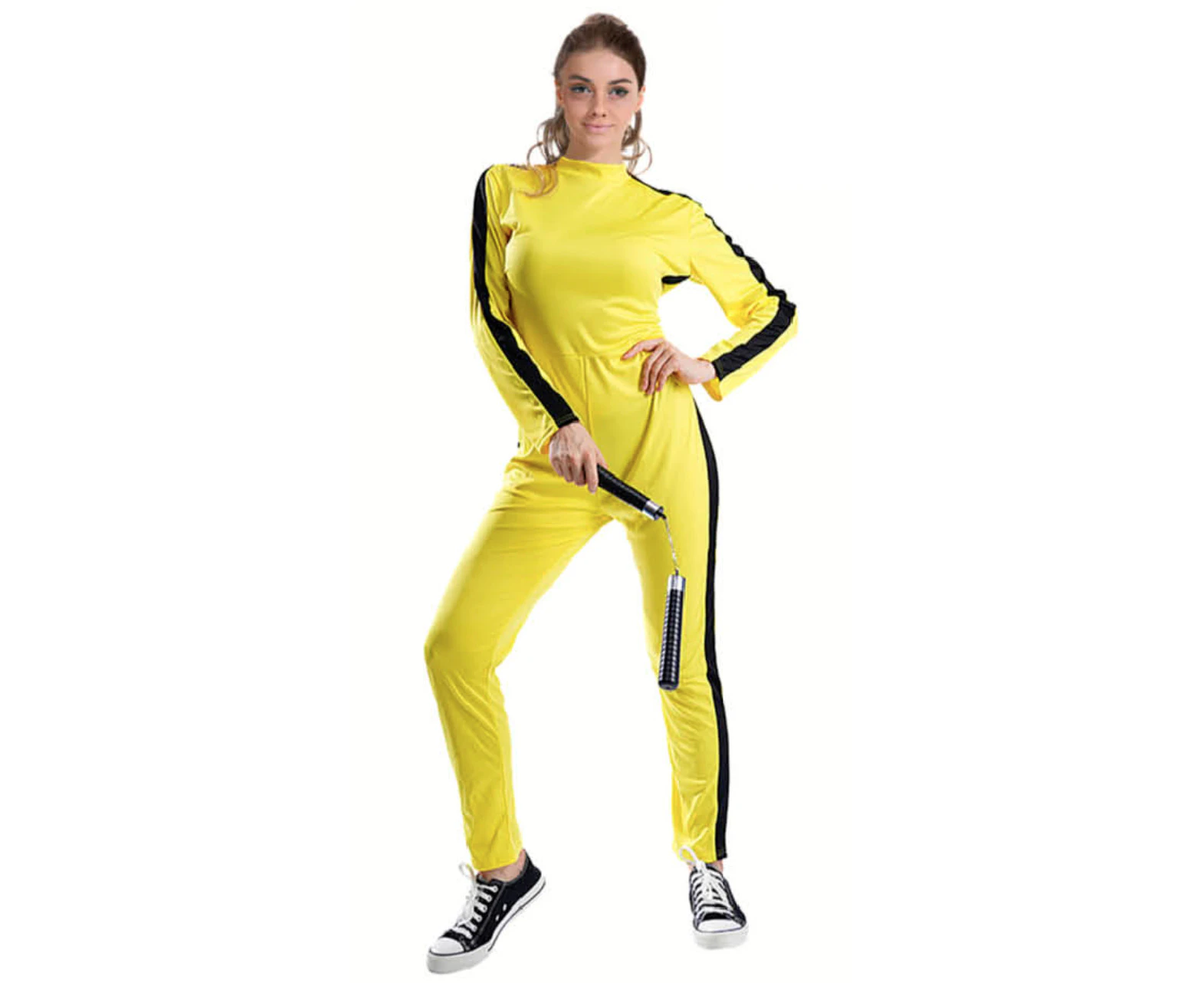 Adult Womens Kill Bill Costume Beatrix Kiddo The Bride Uma Thurman Kung Fu