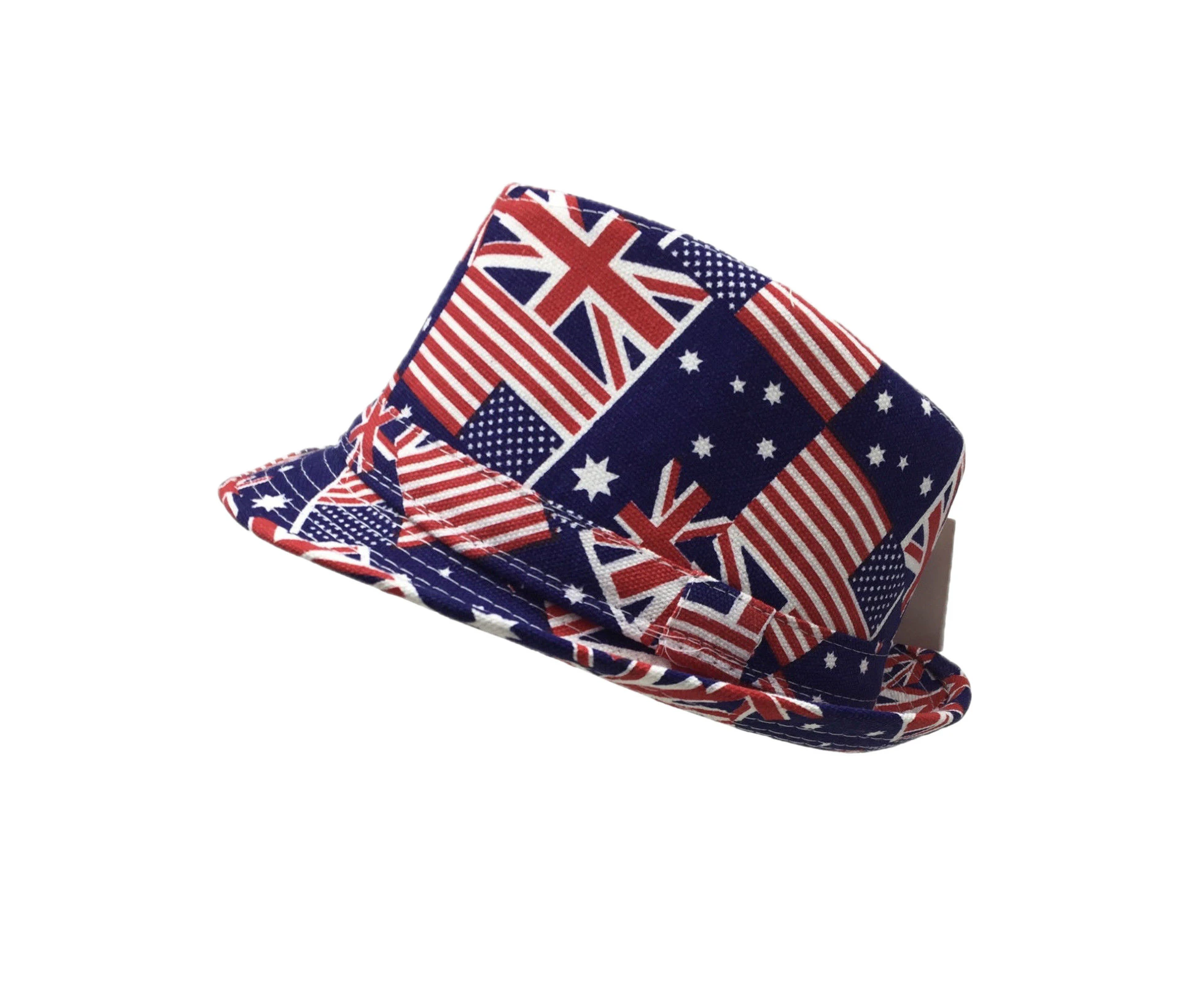 AUSTRALIA TRILBY HAT USA America England UK Aussie Fedora Cap Party