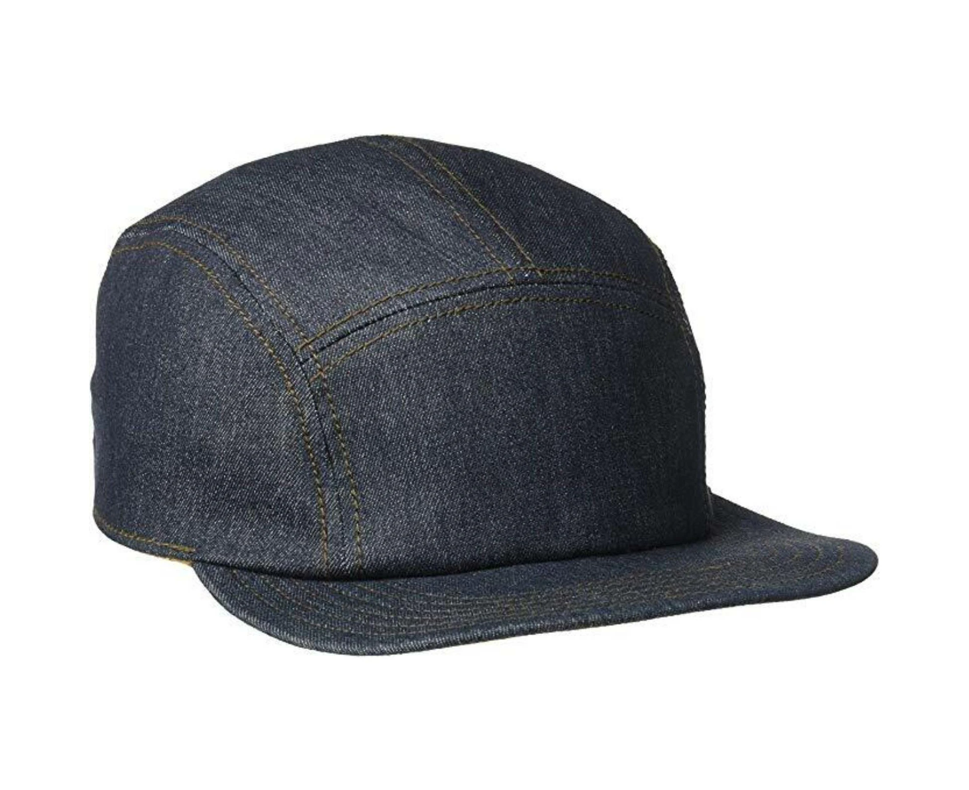 Goorin Brothers Denim Snapback Hat Jeans Baseball Trucker Cap - Navy