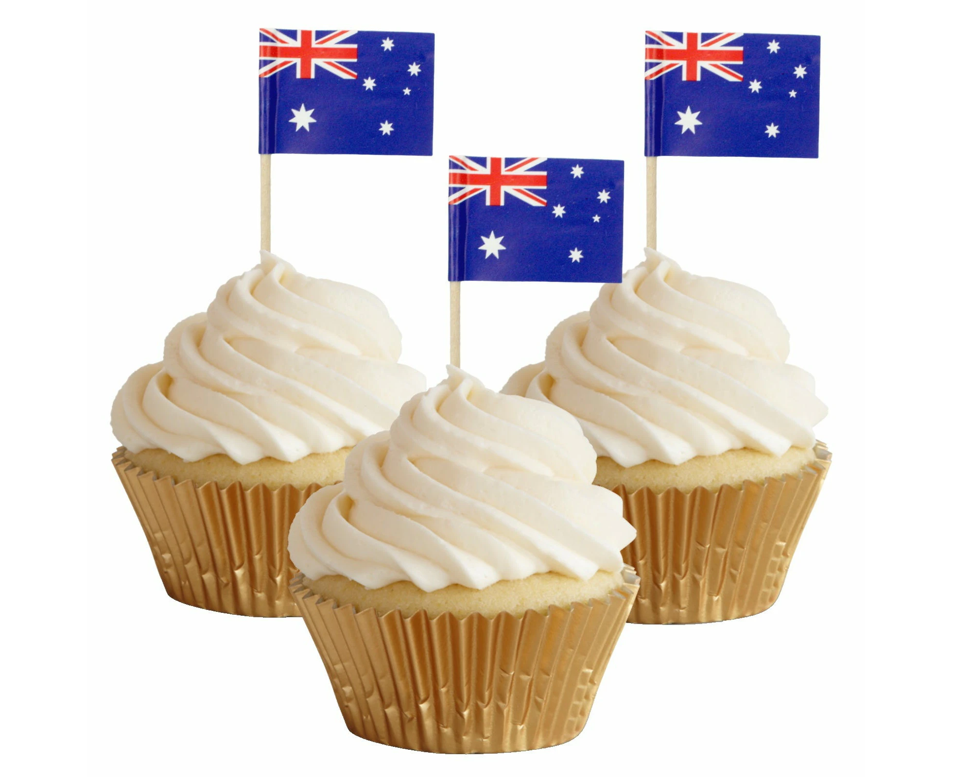 Australian Flag Picks (Pack of 50)