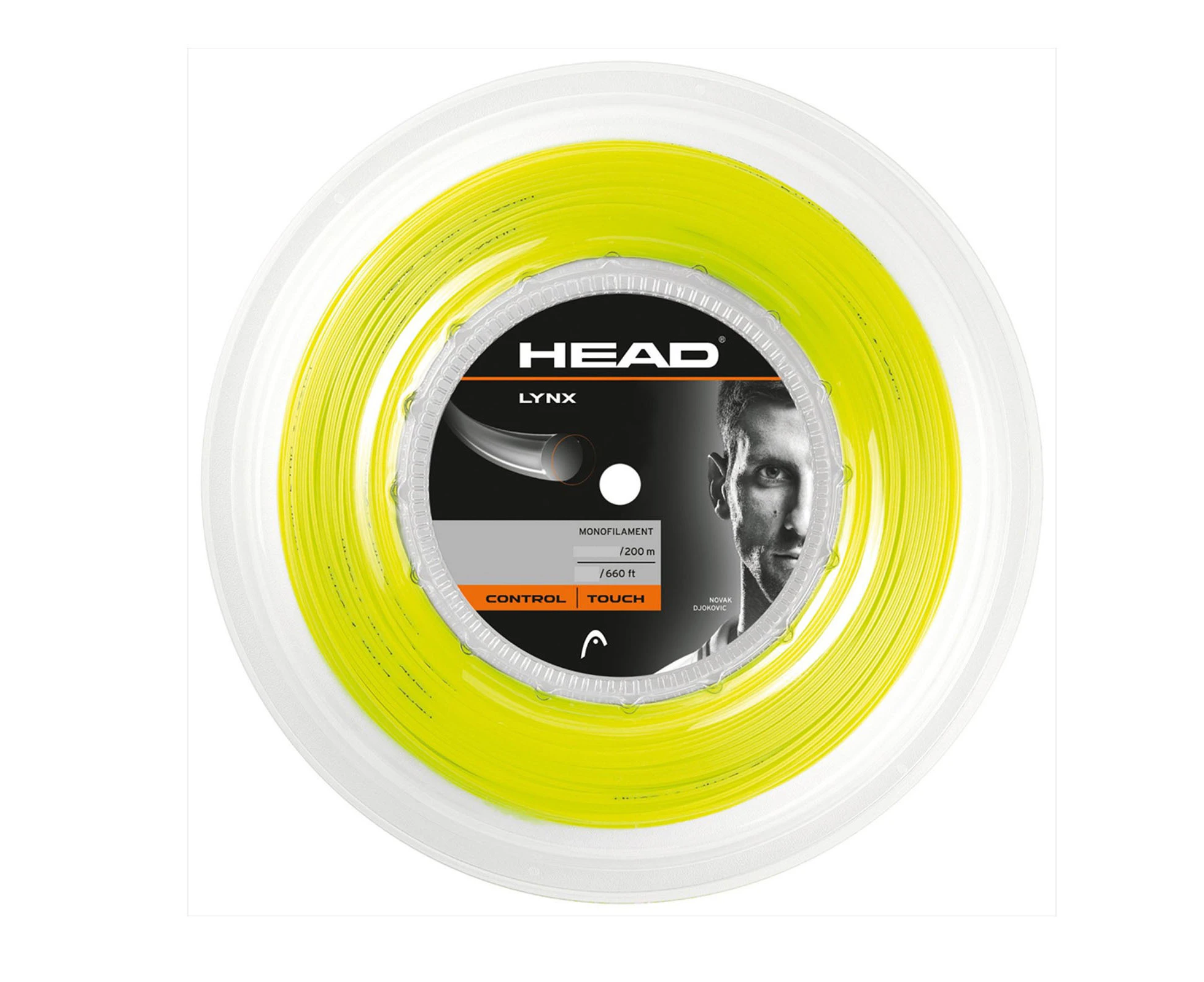 Head Lynx 17g Tennis String Reel 200m 1.25mm Control Touch - Yellow