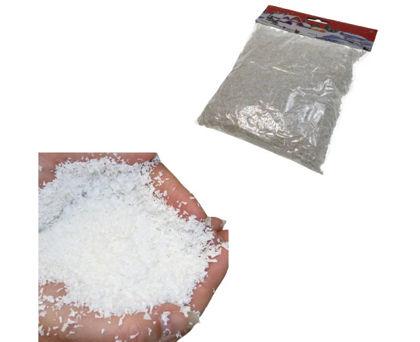 480g FAKE SNOW Christmas White Xmas Frozen Party Confetti Snowflakes BULK