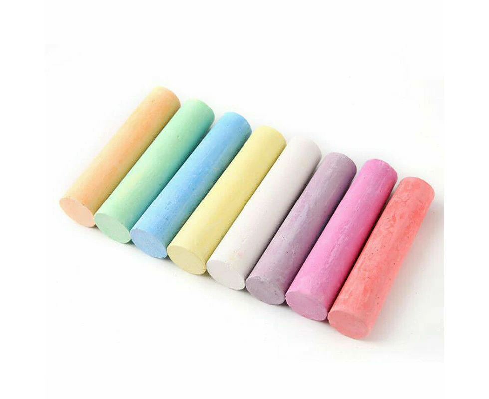 15x Jumbo Chalk Pack Kids White Drawing Chalkboard Easel Writing Indoor Outdoor