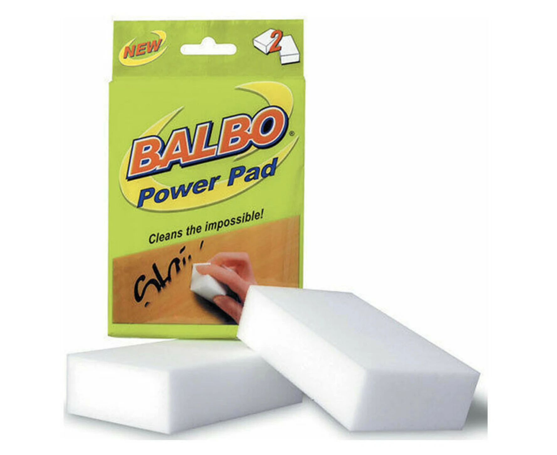 Pack of 2 BALBO Power Pad Cleaning Pad Eraser Magic Cleaning Tool Sponge