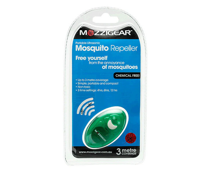 Mozzigear Ultrasonic Mosquito Repeller Sound Frequency Non-Toxic - Assorted Colours