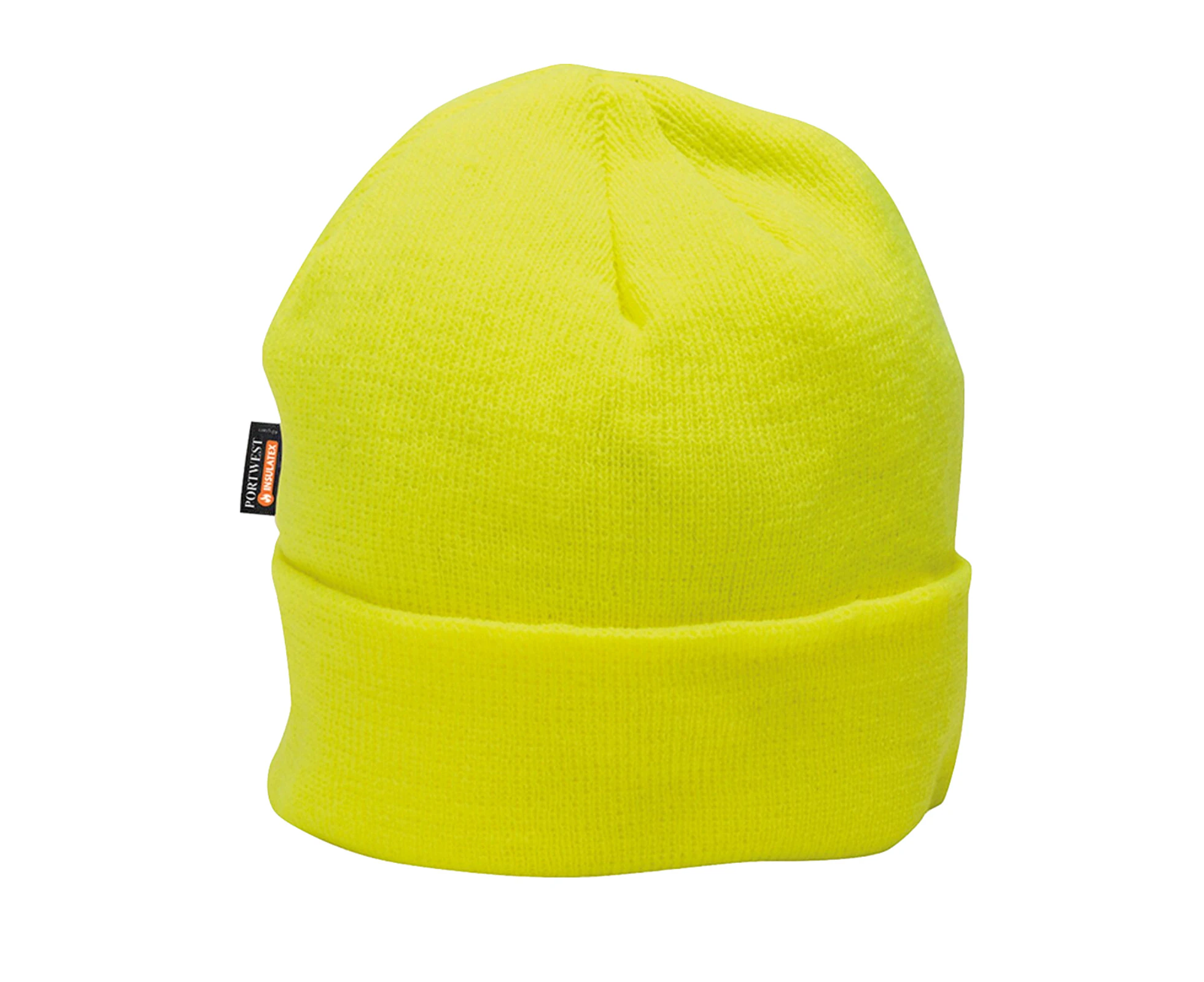 PORTWEST InsulaTex Hi Vis Beanie Fleece Thermal Insulated Workwear Hat - Yellow