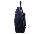 Pierre Cardin Nylon RFID Anti Theft Slash Proof Backpack Bag - Navy