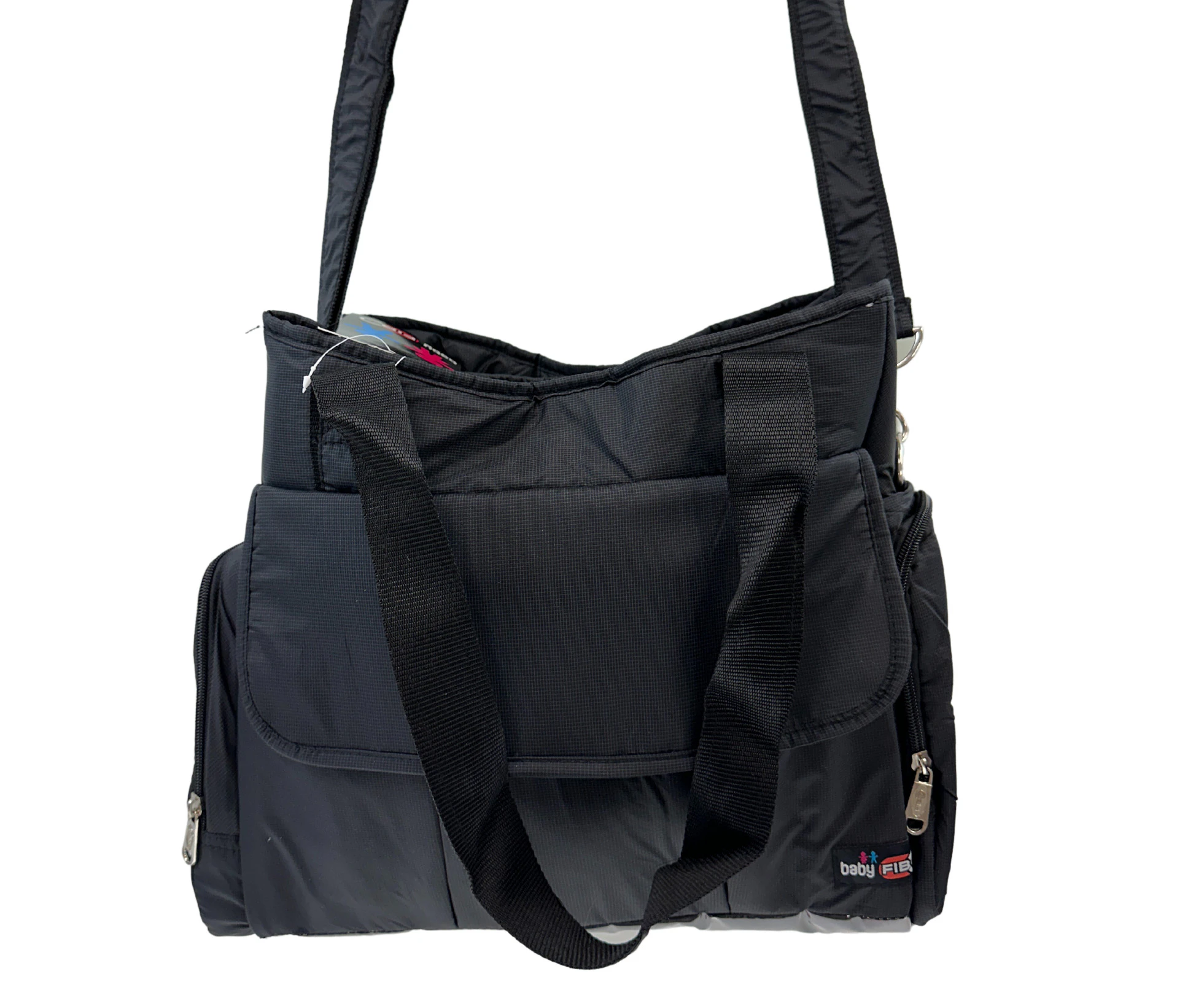 FIB Baby Nappy Bag Diaper Maternity Milk Mummy Changing Travel Tote - Black