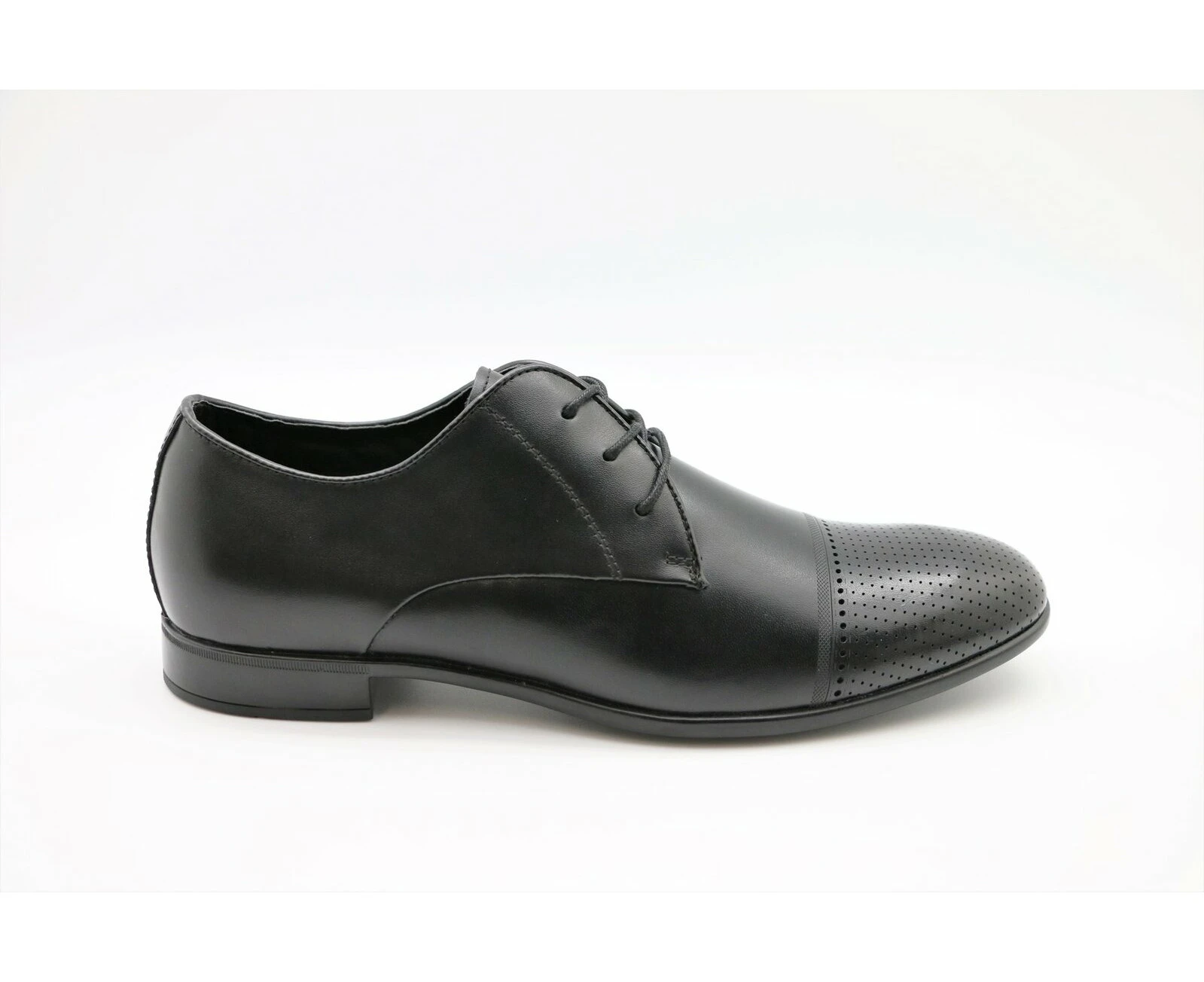 Massa Mens Michael Leather Dress Shoes Work Business Formal - Black