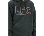 Liverpool FC Youth Boys Hoodie Jumper LFC Anfield Hoody - Grey