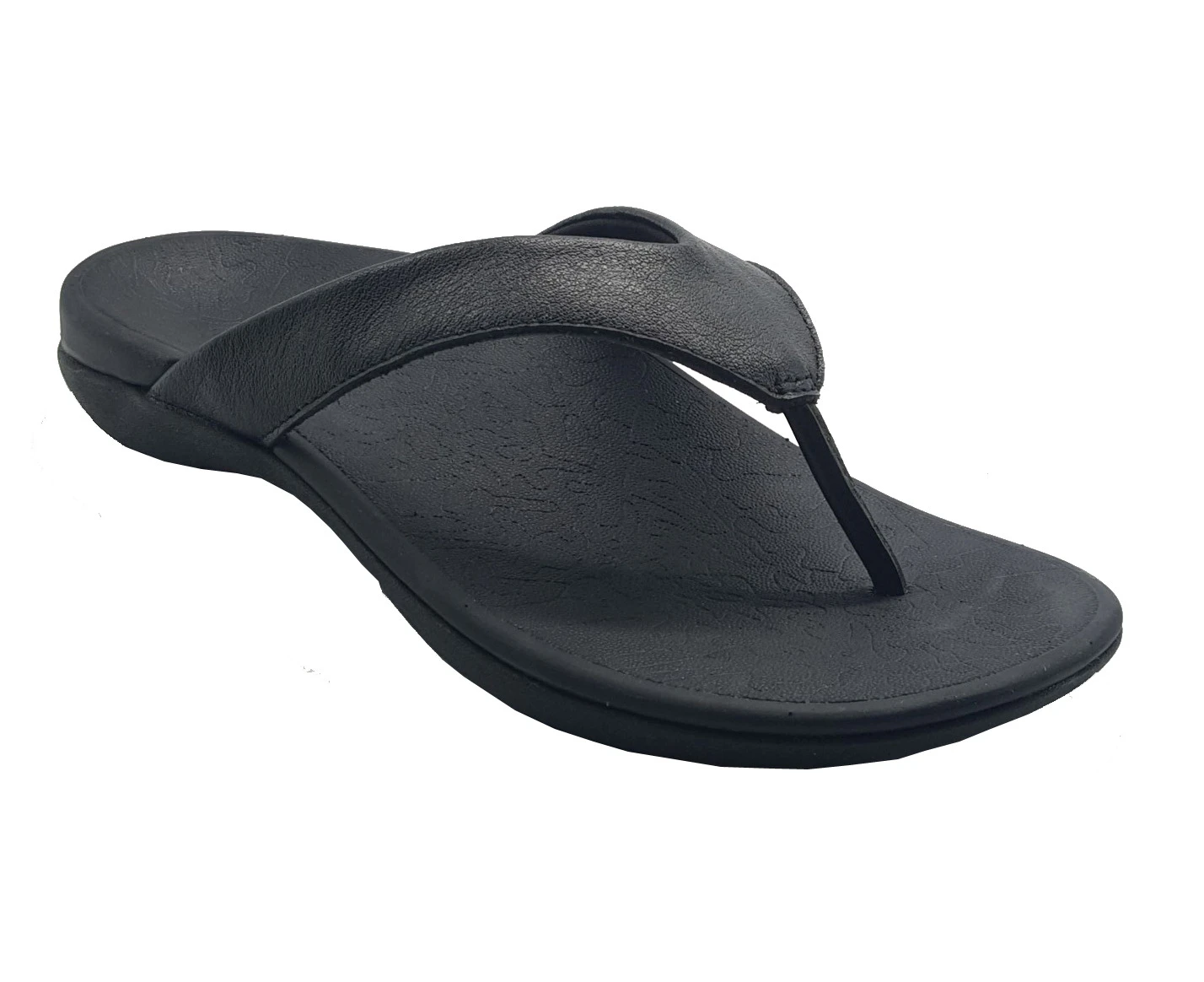 AXIGN 90 Mile Orthotic Arch Support Flip Flops Thongs w Leather Strap Archline