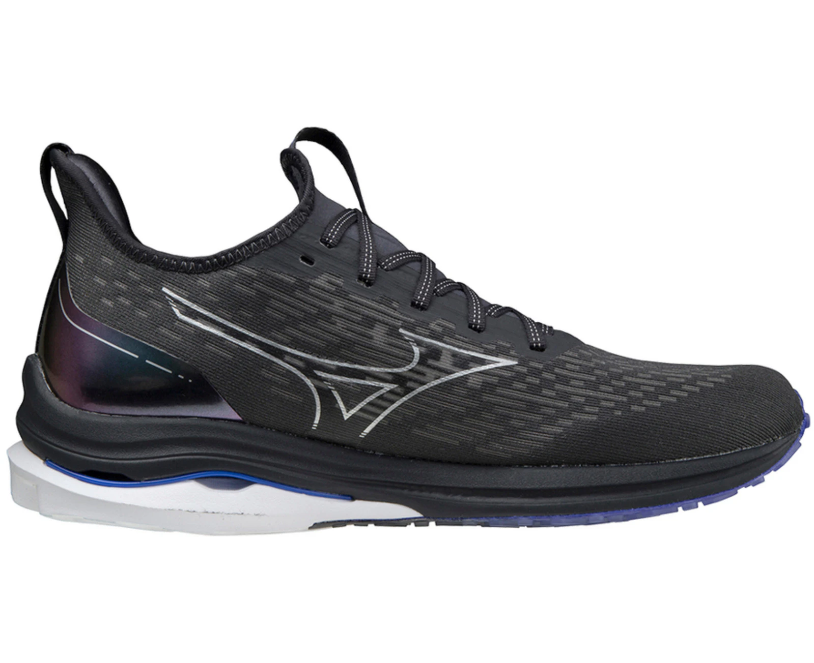 Mizuno Mens Wave Rider Neo 2 Running Shoes Sneakers - Bright Pearl/Violet Blue