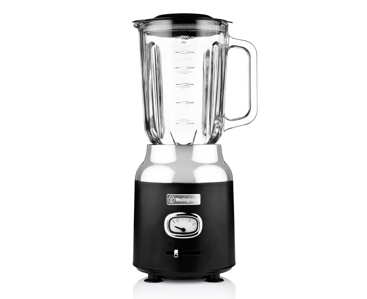 Westinghouse Retro Series 600W Electric Table Blender/Mixer/Smoothie Maker Black