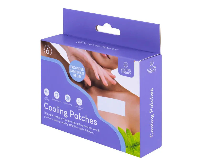 1 Pack of 6 Cooling Patches Soft Gel Sheet Cooling Patch Relief for Fever