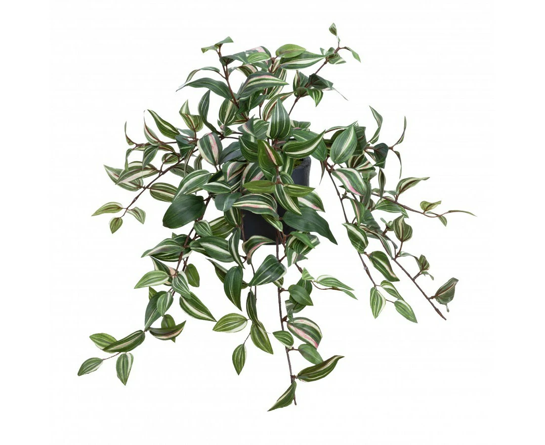 45cm Potted Artificial Wandering Jew Plant Flower - Green