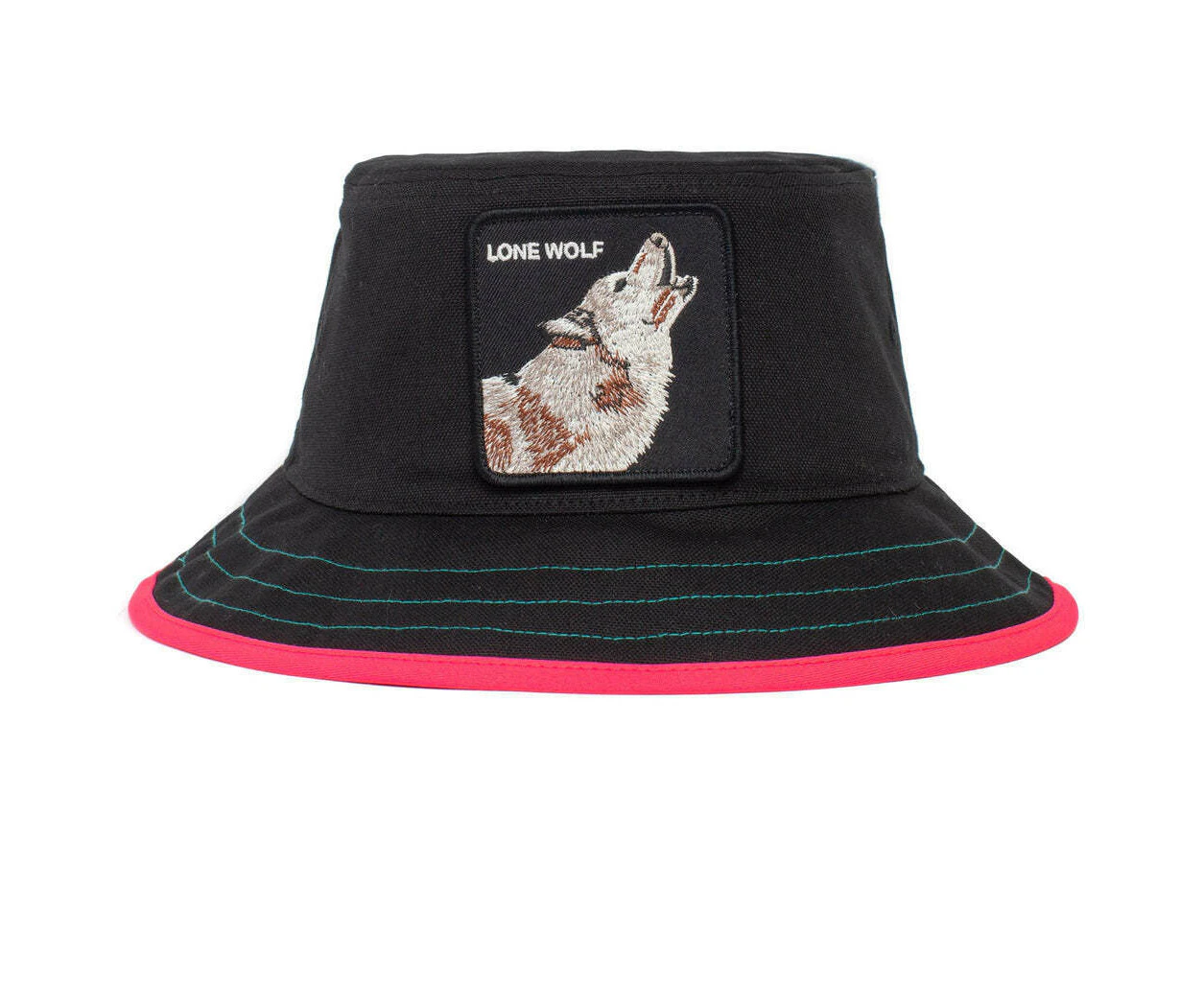 Goorin Bros Costa Lobo Bucket Hat 100% Cotton Animal Series - Black