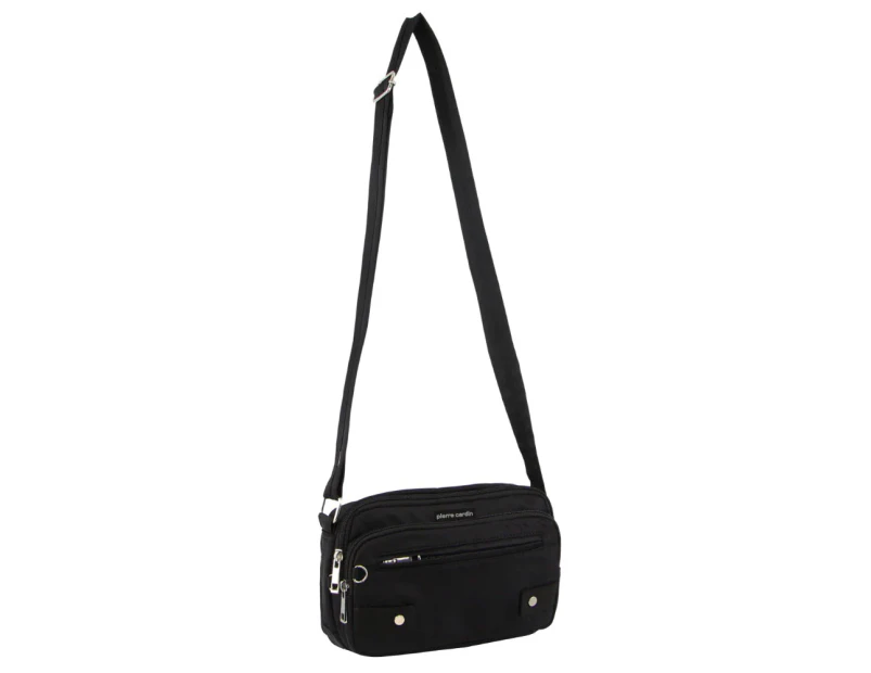 Pierre Cardin Casual Anti-Theft Cross Body Bag Slash Proof Bag RFID Blocking - Black