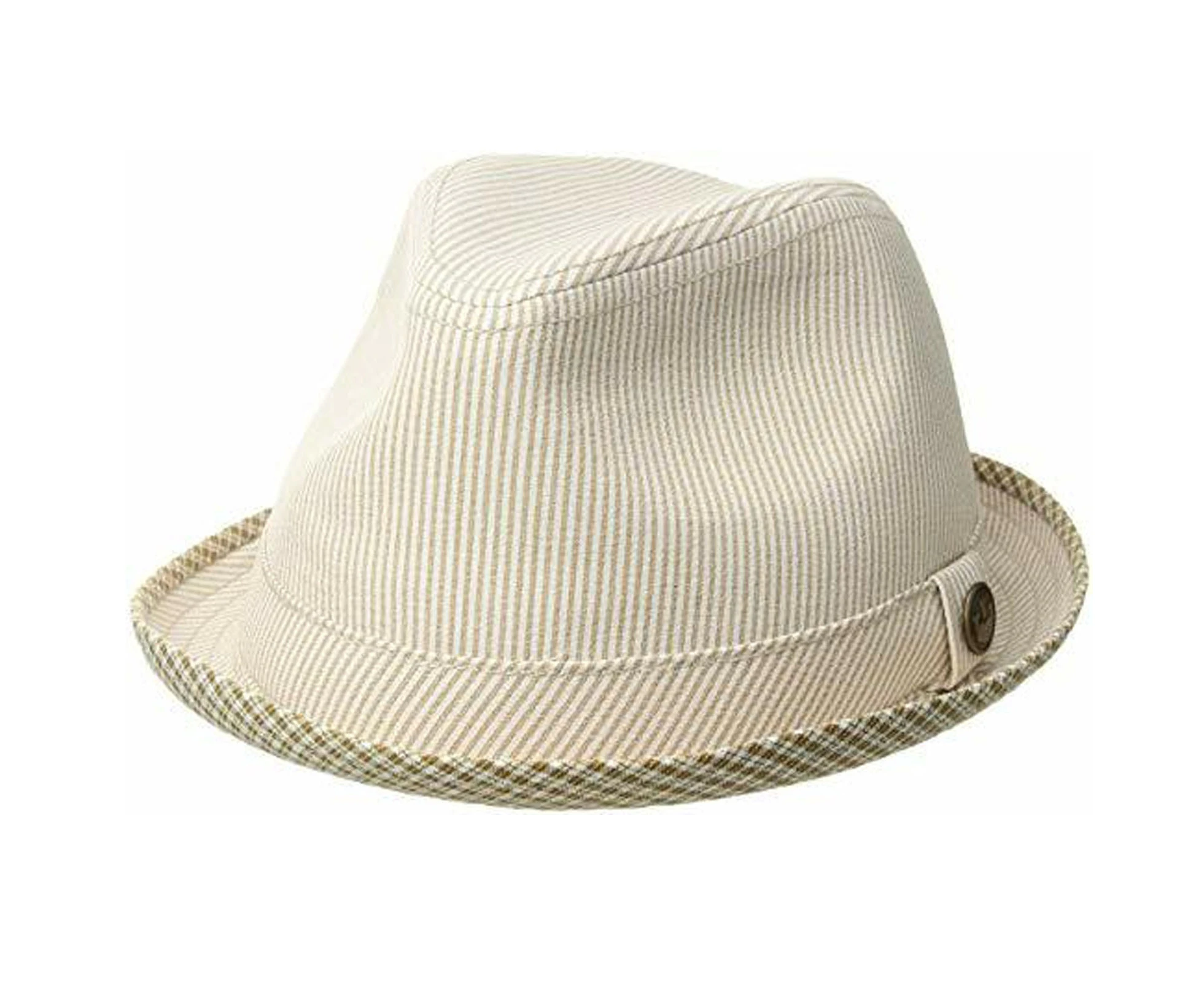 Goorin Brothers Mens Mind Seeker Flip Up Fedora Trilby Hat Lightweight - Mustard